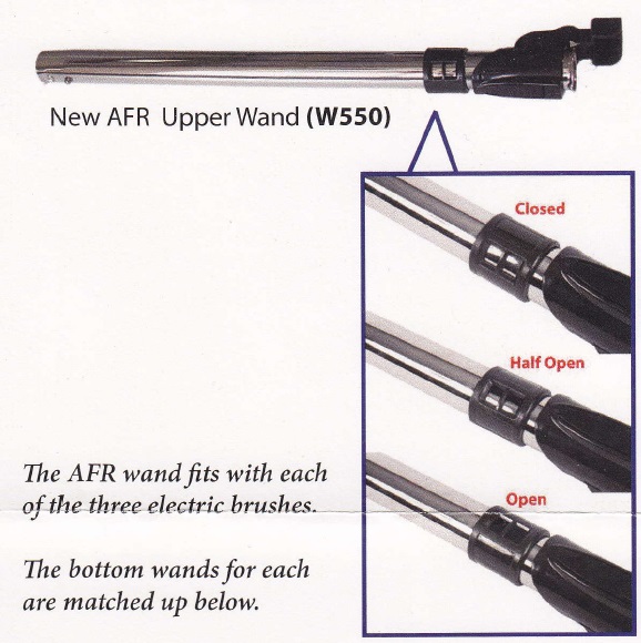 VacuMaid W550 Top Wand Central vacuum attachments, central vacuum, central vacuums, central vacuum system, central  vacuum parts, vacuum parts, built in vacuum
